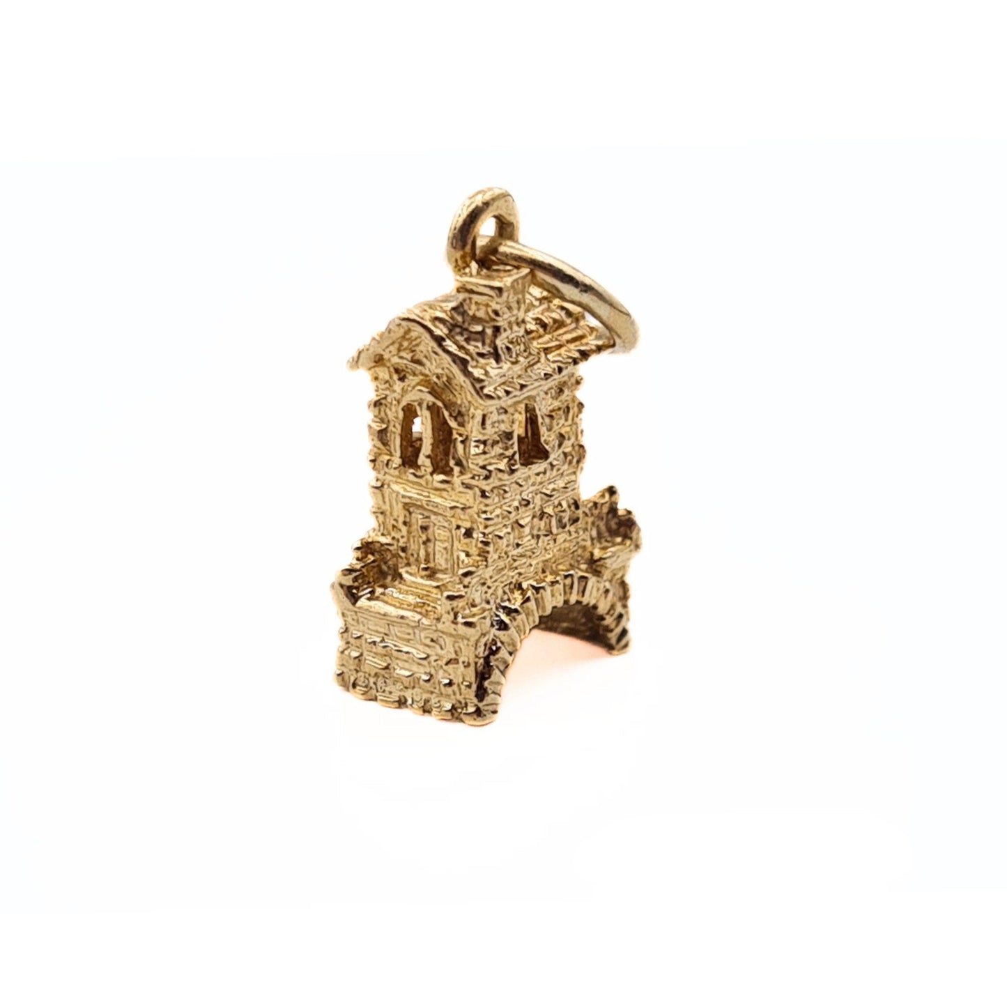 Vintage Solid Gold Ambleside Bridge House Charm 