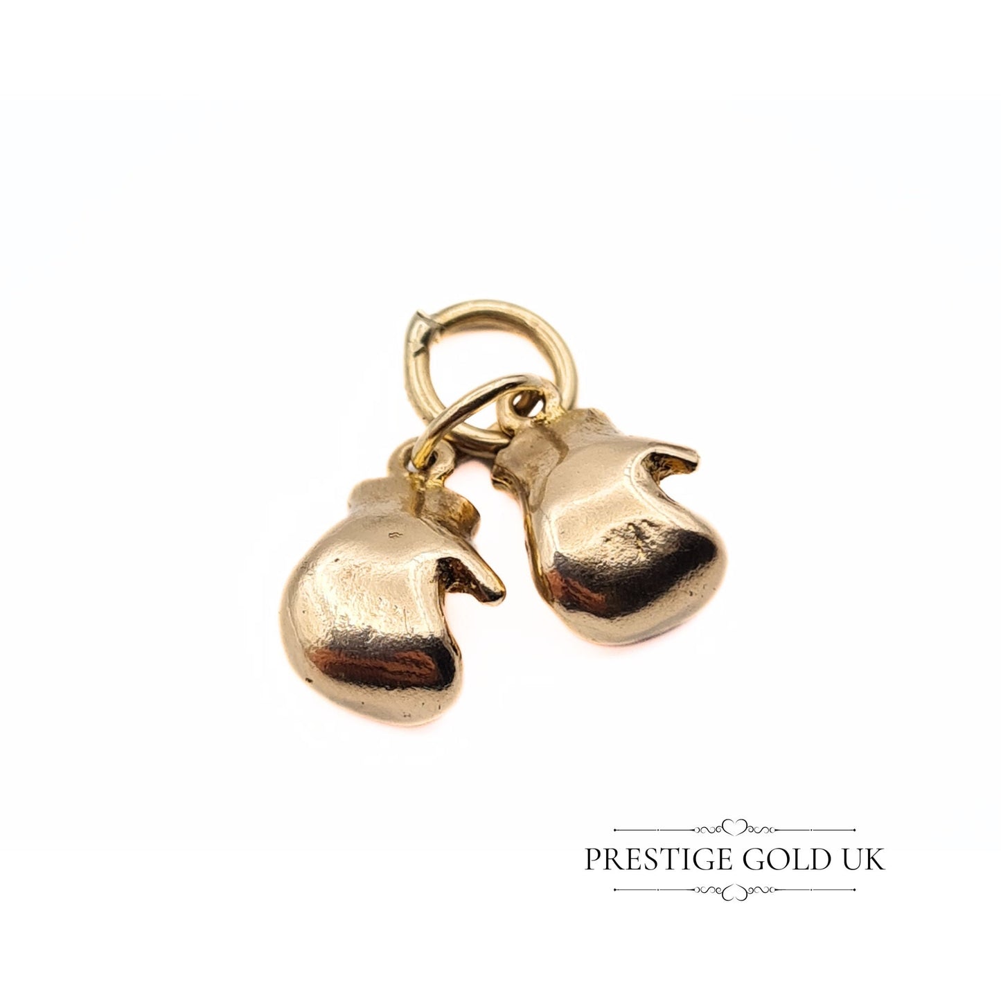 Vintage 9ct Gold Boxing Gloves Charm