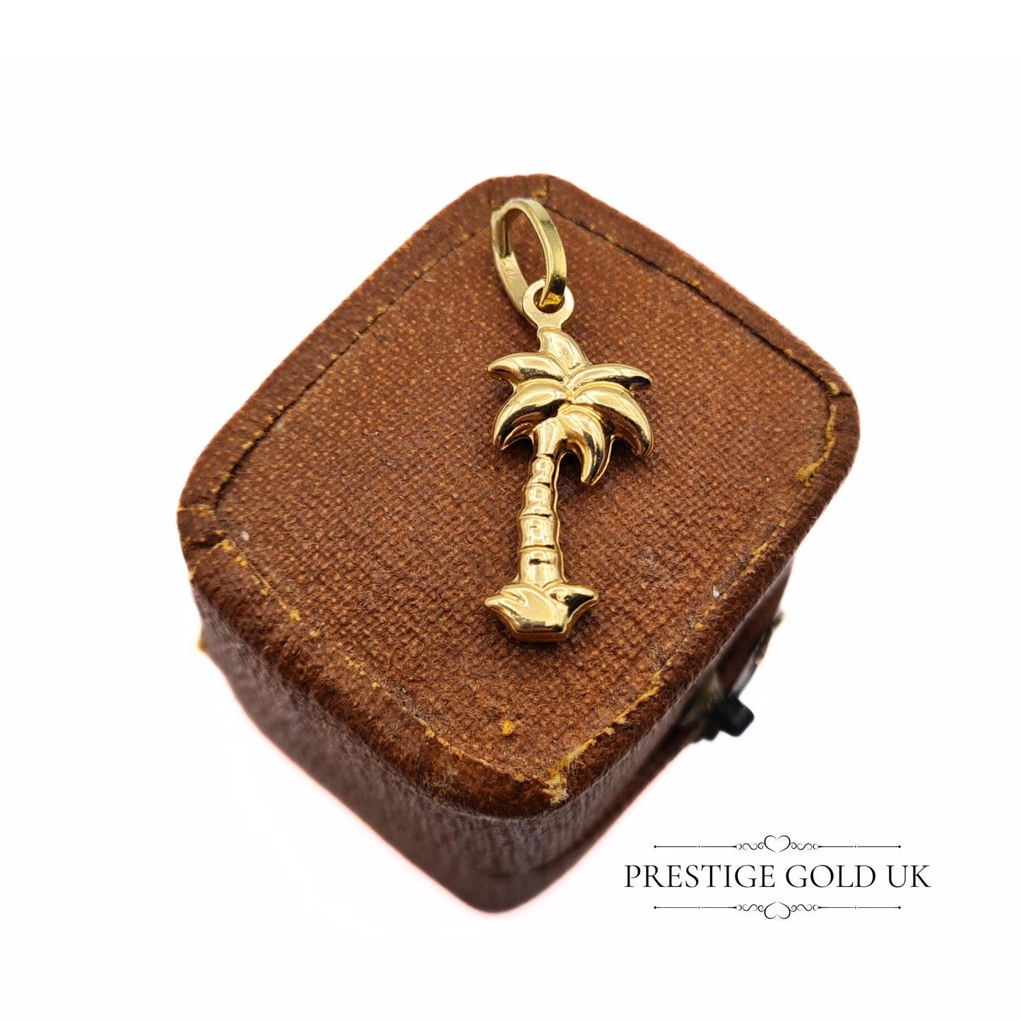 Vintage 18ct Gold Palm Tree Pendant