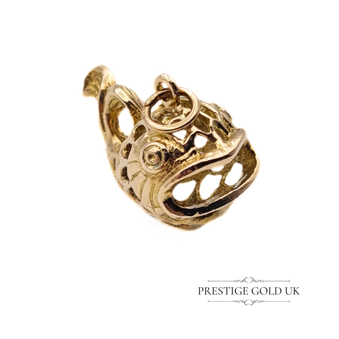 Vintage 9ct Gold Tropical Fish Charm