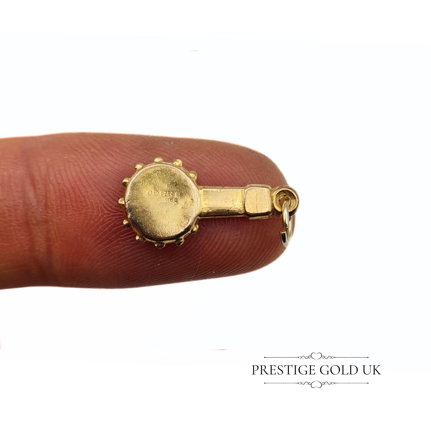 Vintage 9ct Gold Banjo Charm