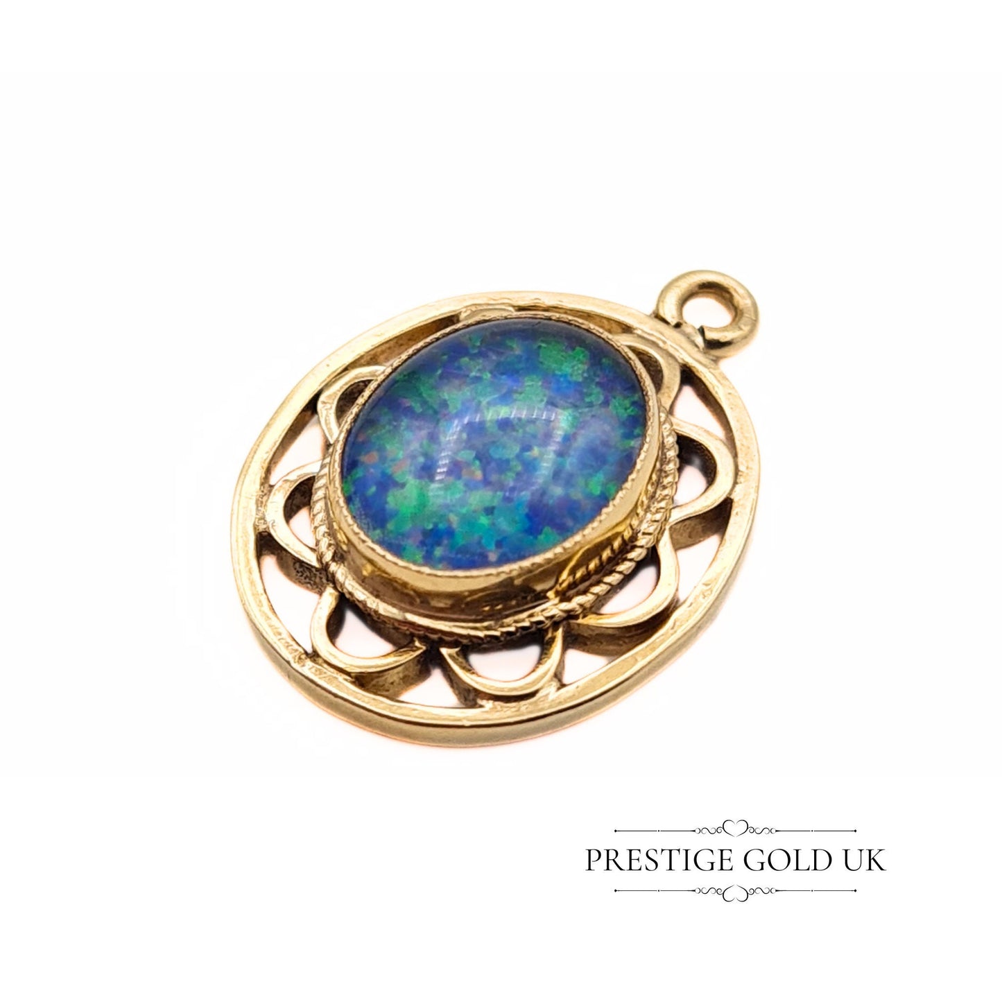 Vintage 9ct Gold Opal Pendant