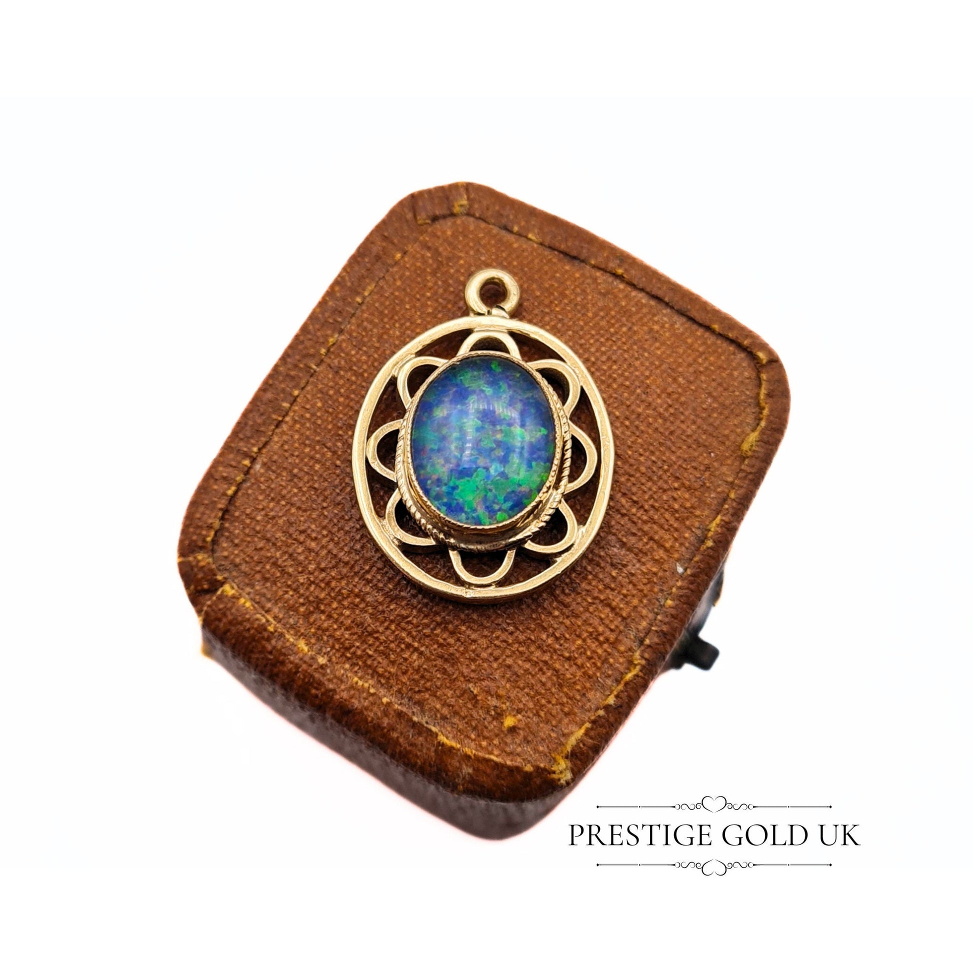 Vintage 9ct Gold Opal Pendant