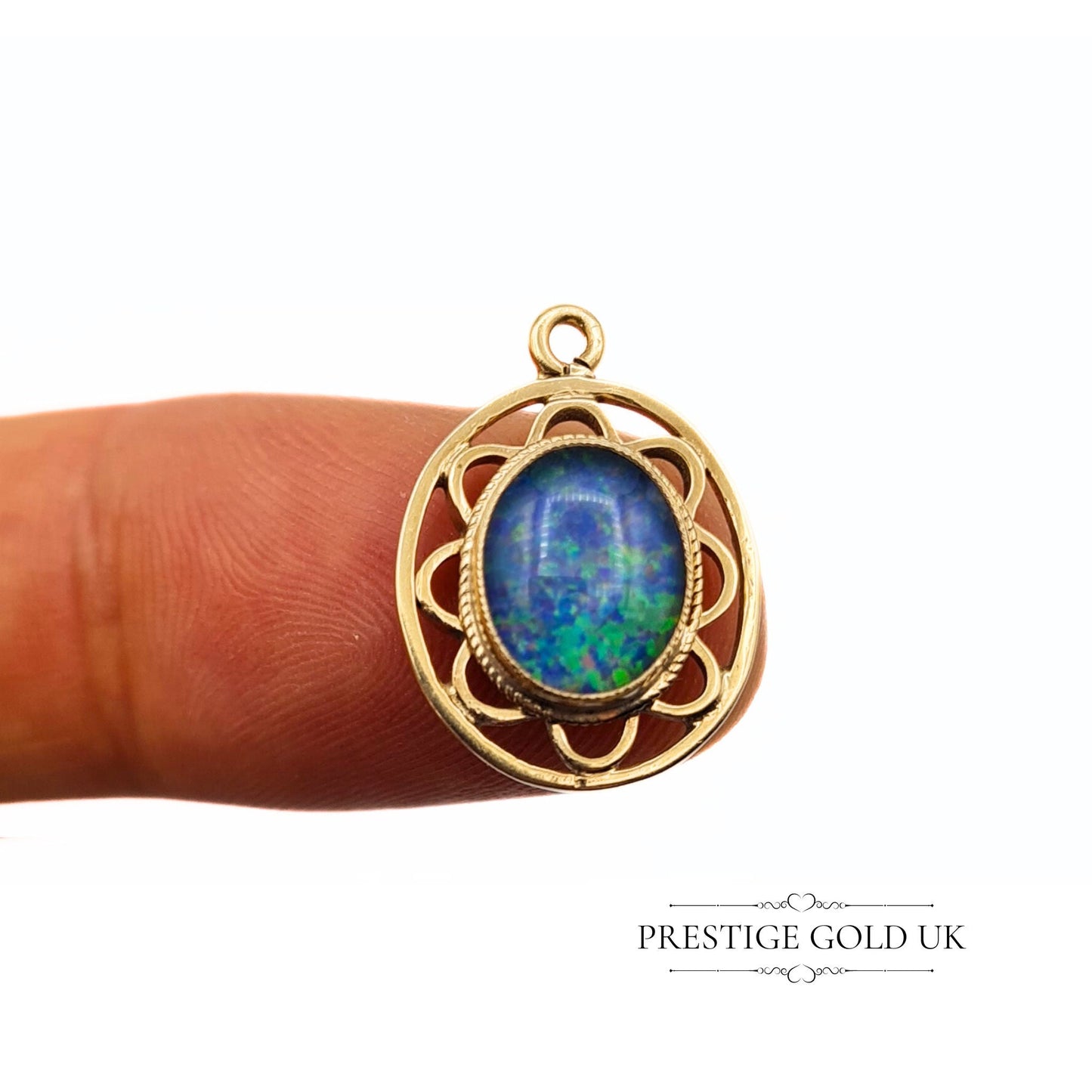 Vintage 9ct Gold Opal Pendant