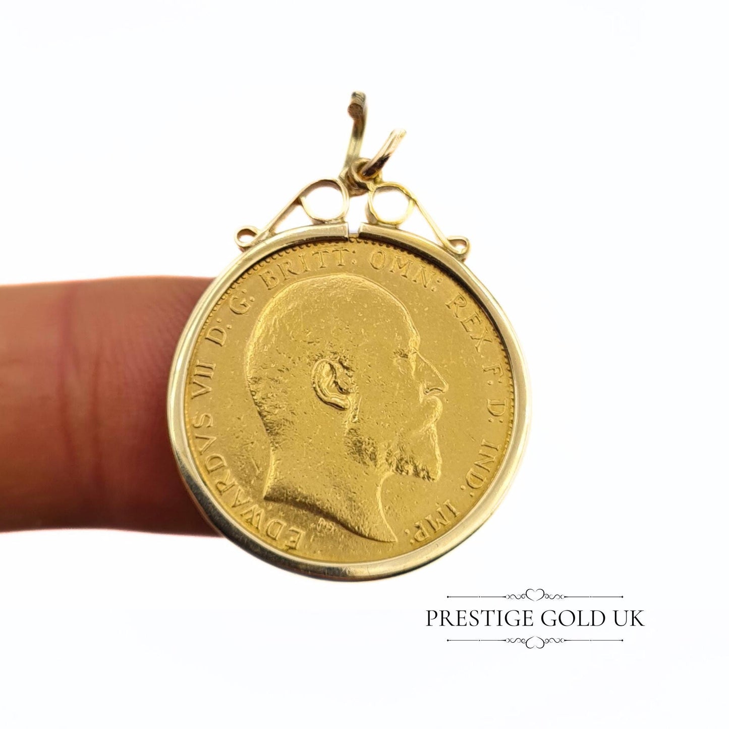 Vintage Full Sovereign Mount - 9ct Yellow Gold