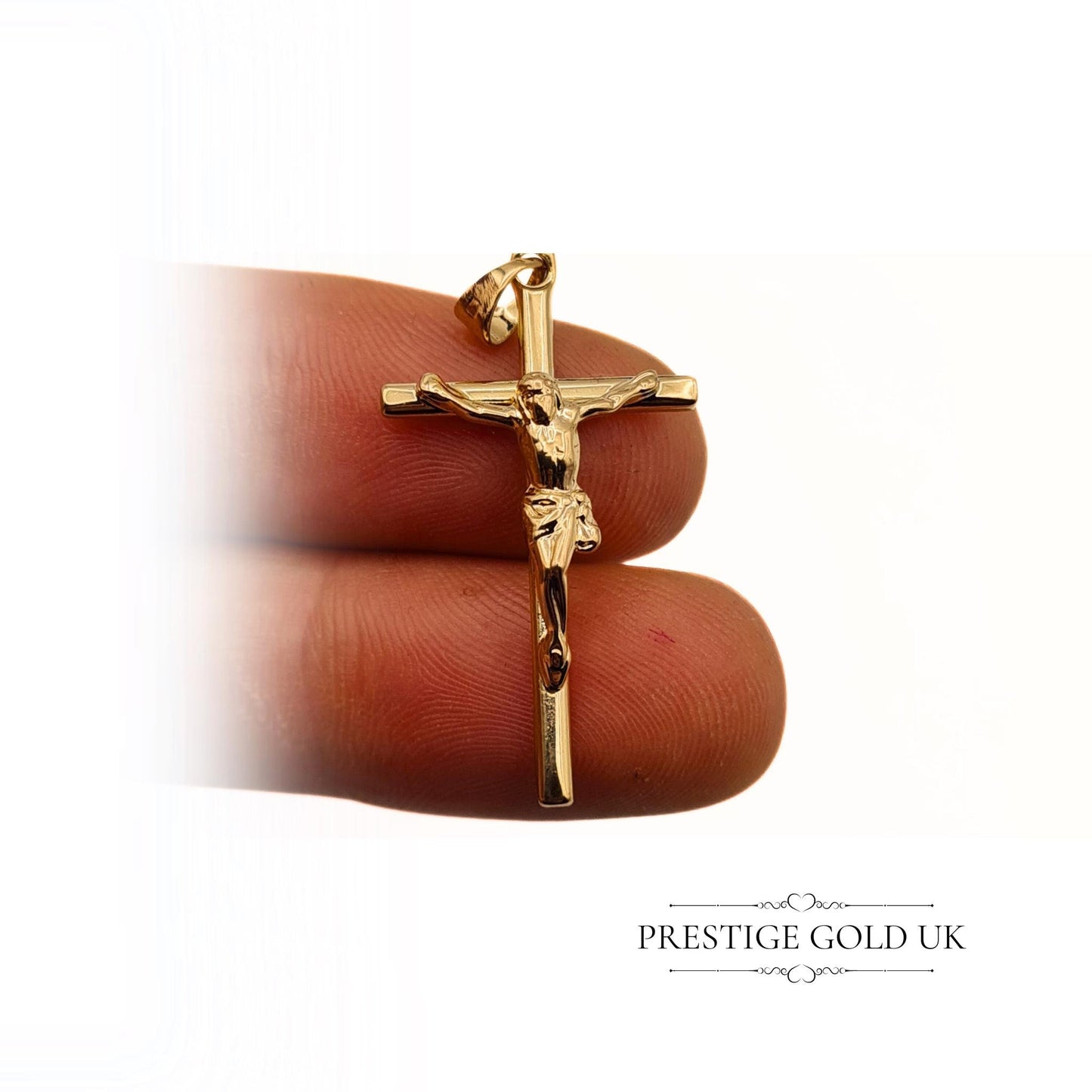 Vintage 9ct Gold Crucifix Pendant