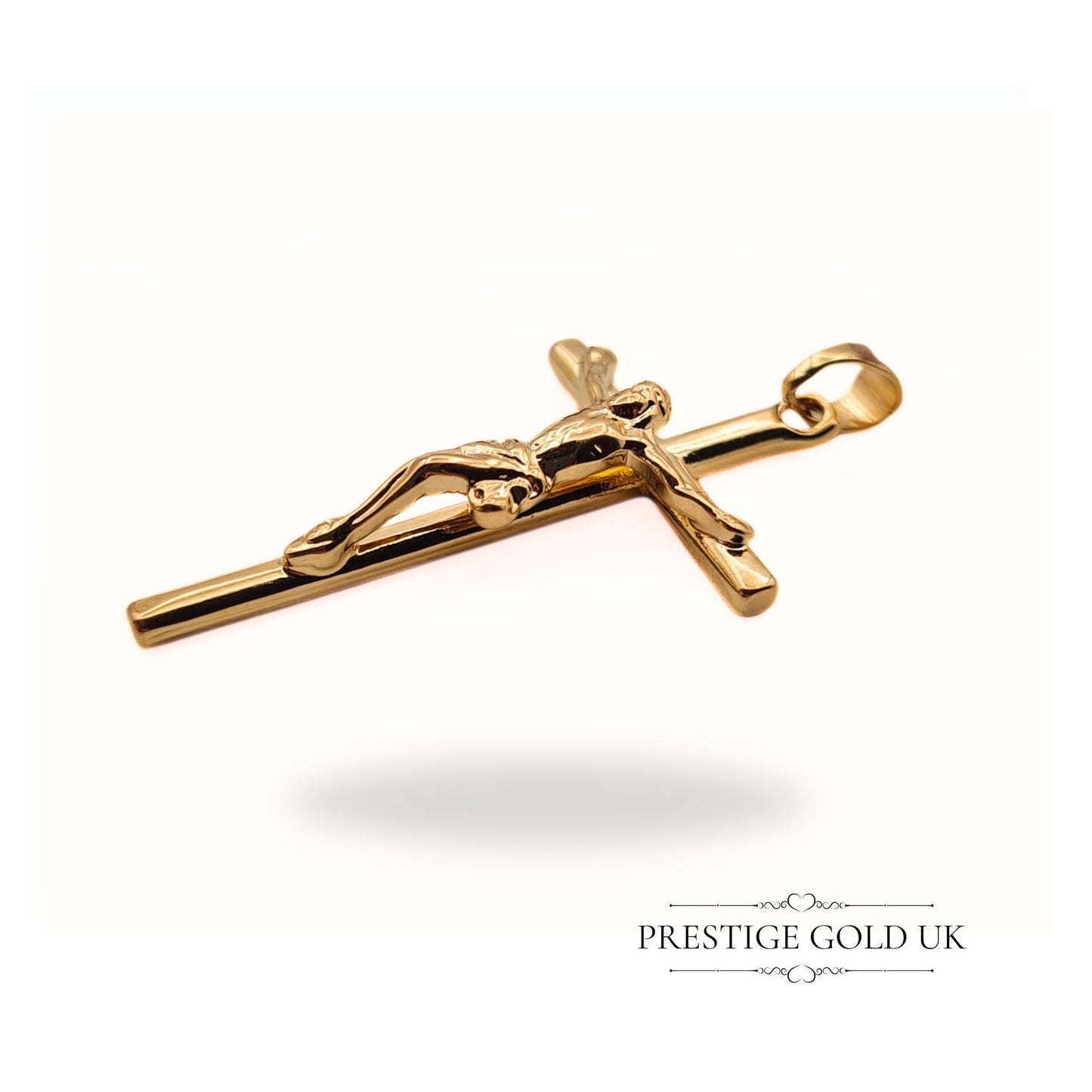 Vintage 9ct Gold Crucifix Pendant