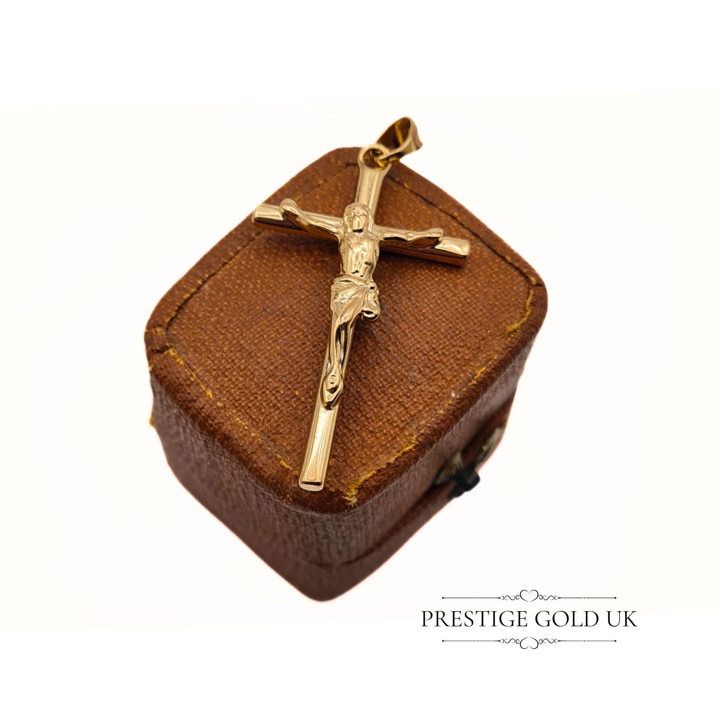 Vintage 9ct Gold Crucifix Pendant