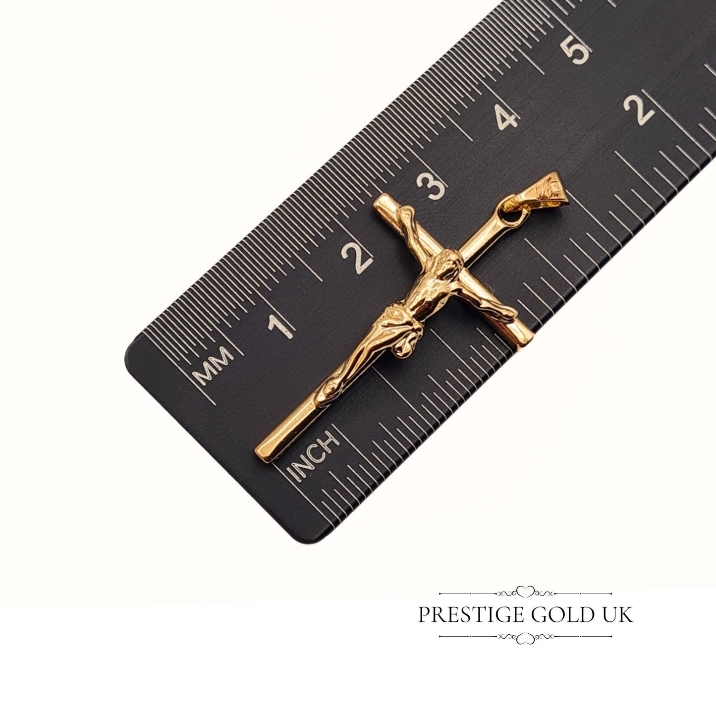 Vintage 9ct Gold Crucifix Pendant