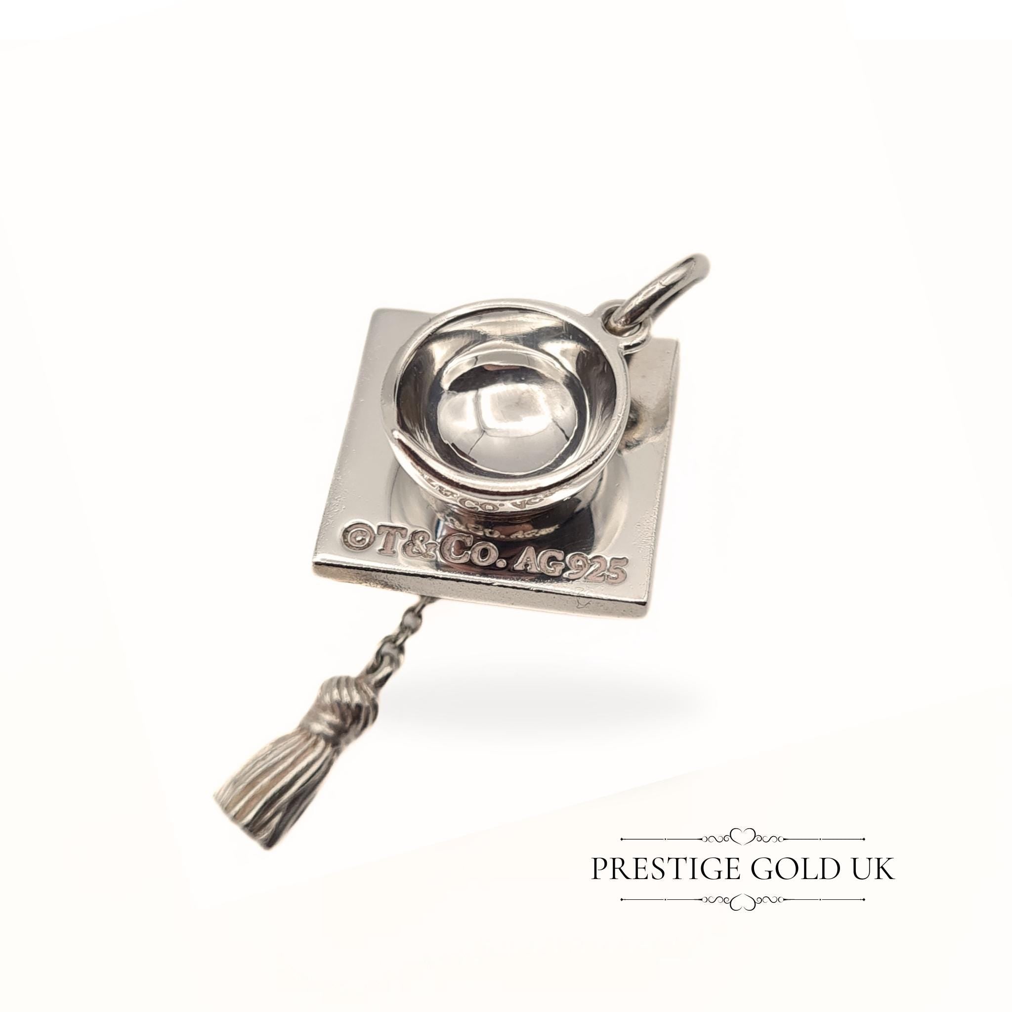tiffany and co graduation cap charm