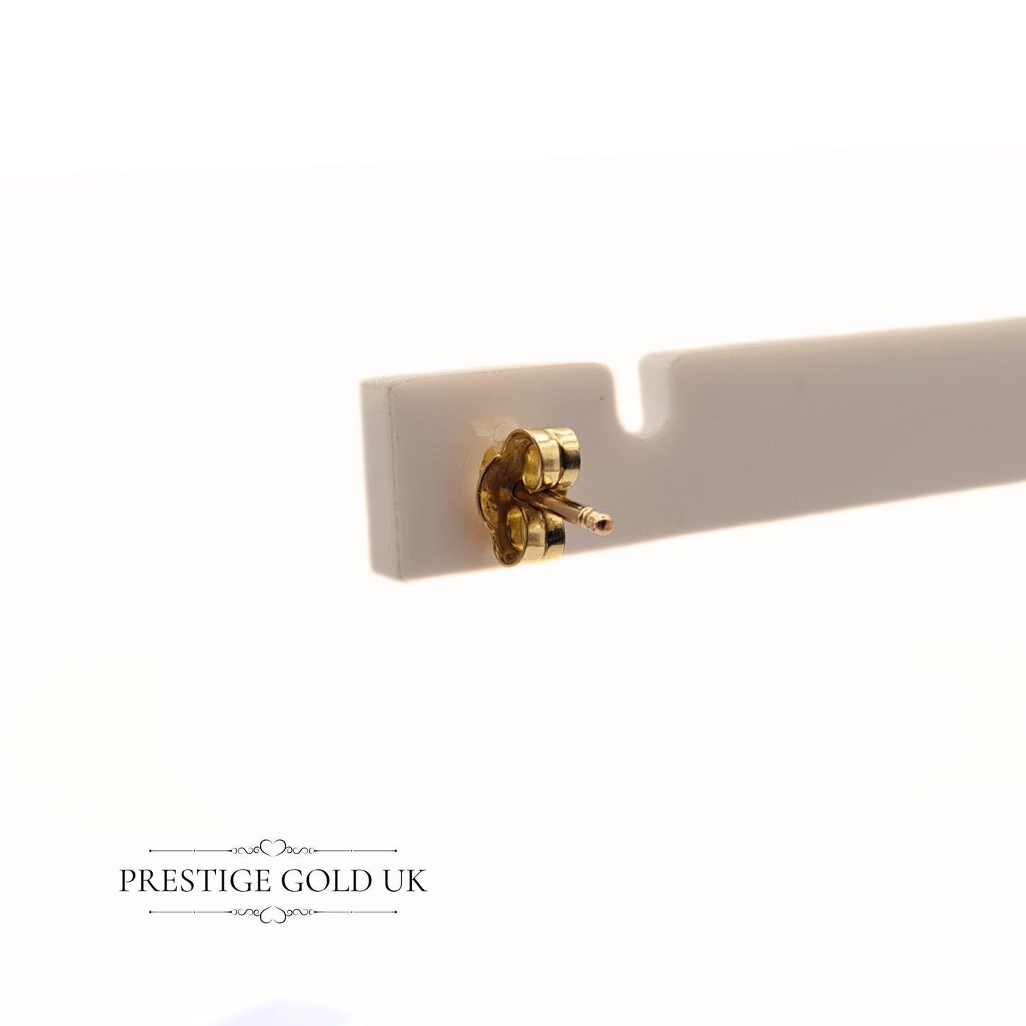 Vintage 9ct Gold Ball Stud Earrings - 4mm