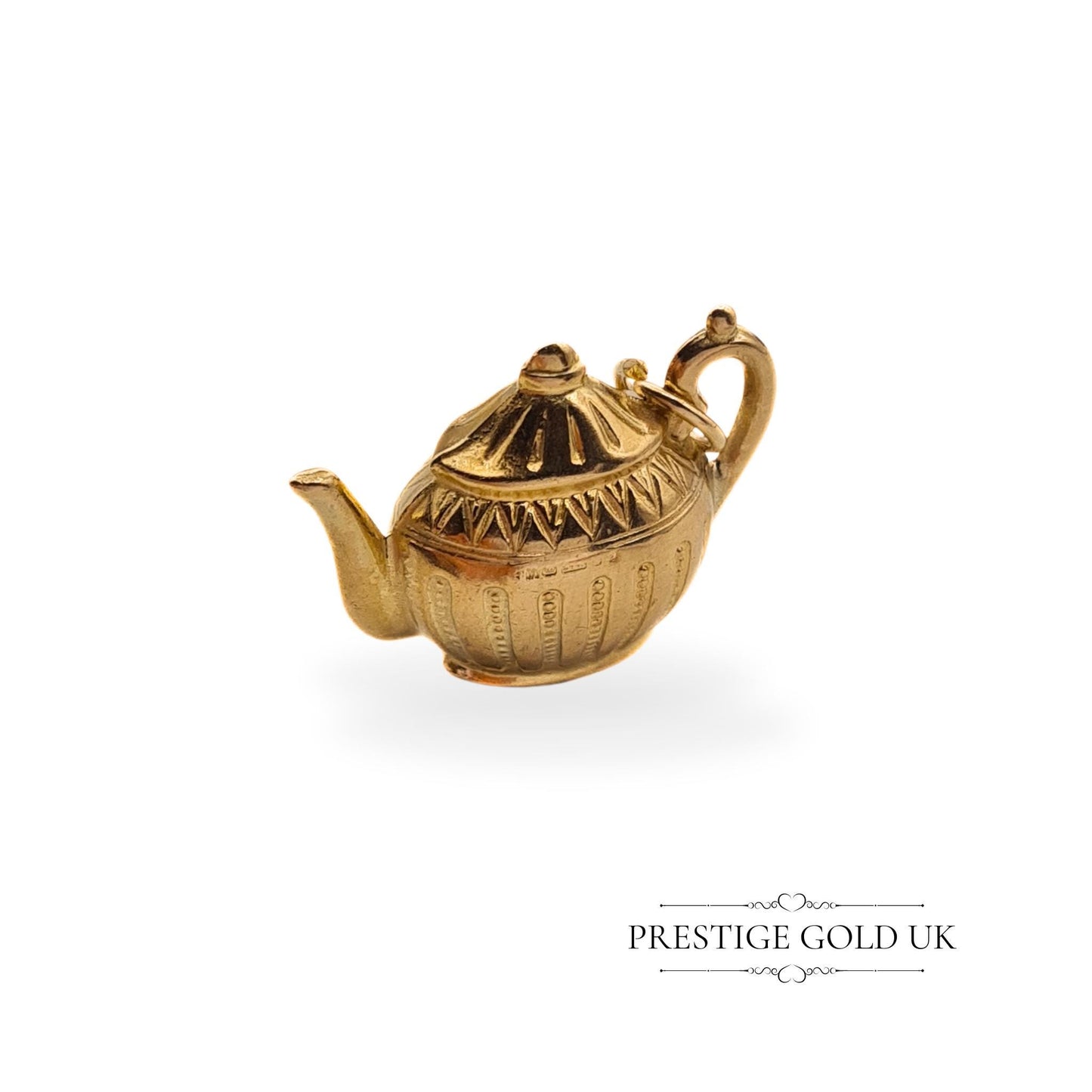 Vintage 9ct Gold Tea Pot Charm