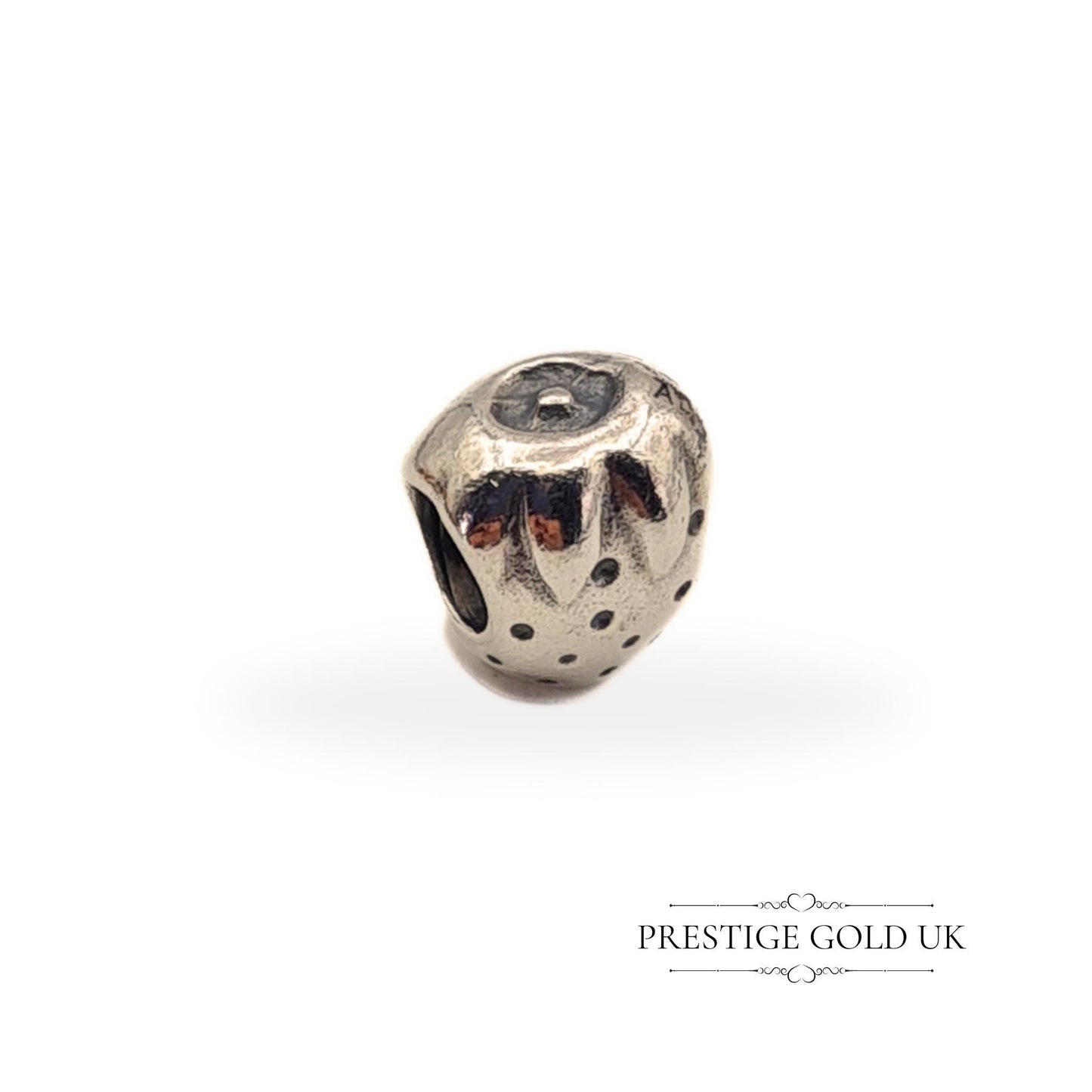 Authentic Retired Pandora Silver Strawberry Charm - 790247