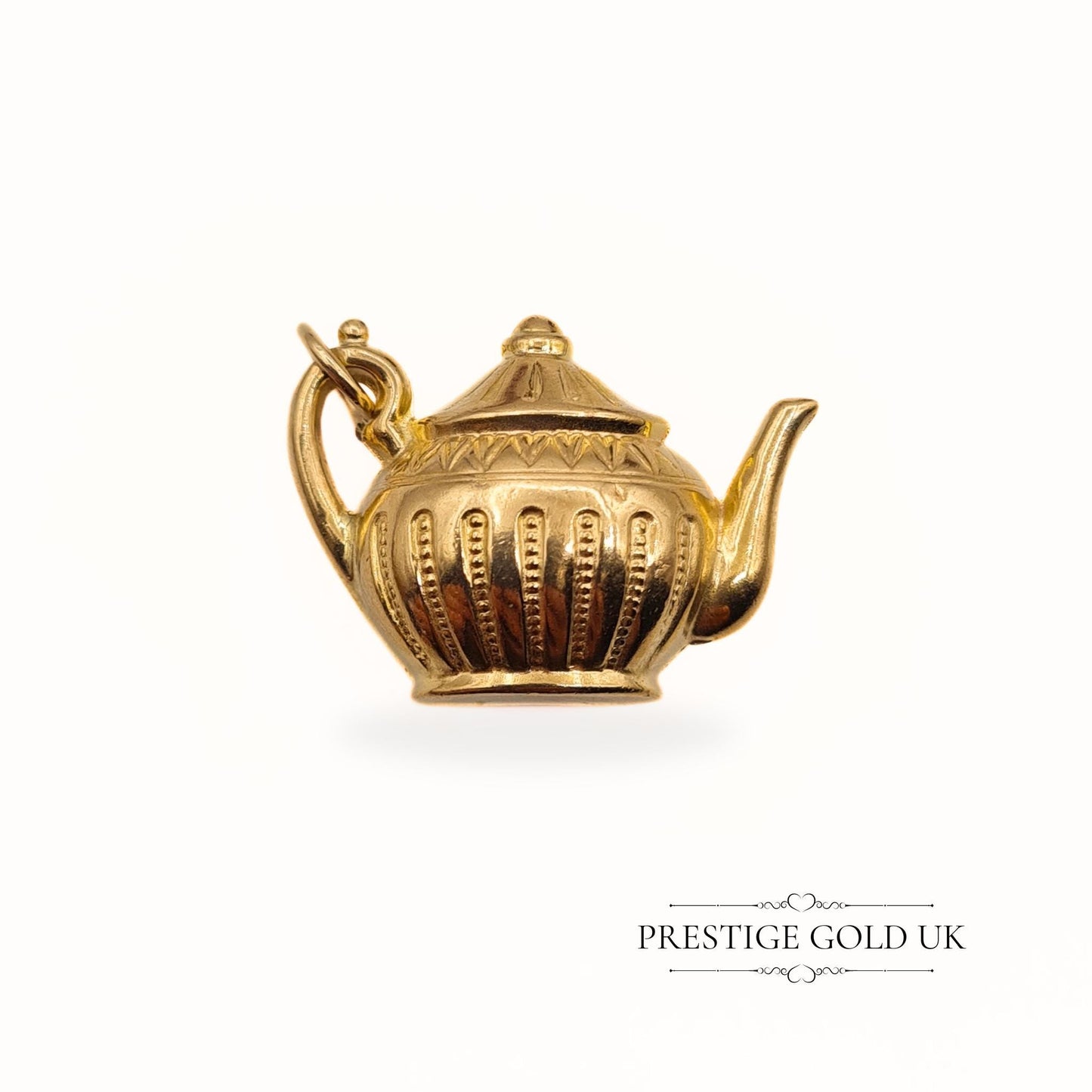 Vintage 9ct Gold Tea Pot Charm