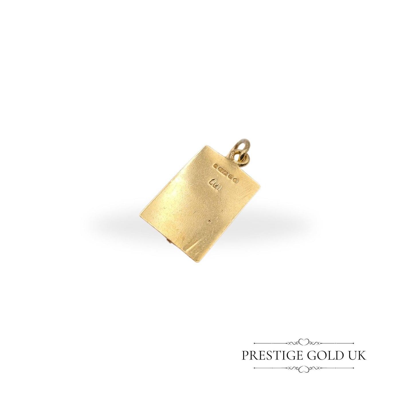 1960s vintage 9ct gold mouse trap charm, fully hallmarked in London 1968, measuring 15mm x 9mm. Tiny and cute, this miniature charm can be worn as a pendant or added to a bracelet. Ideal for collectors or vintage jewellery enthusiasts.