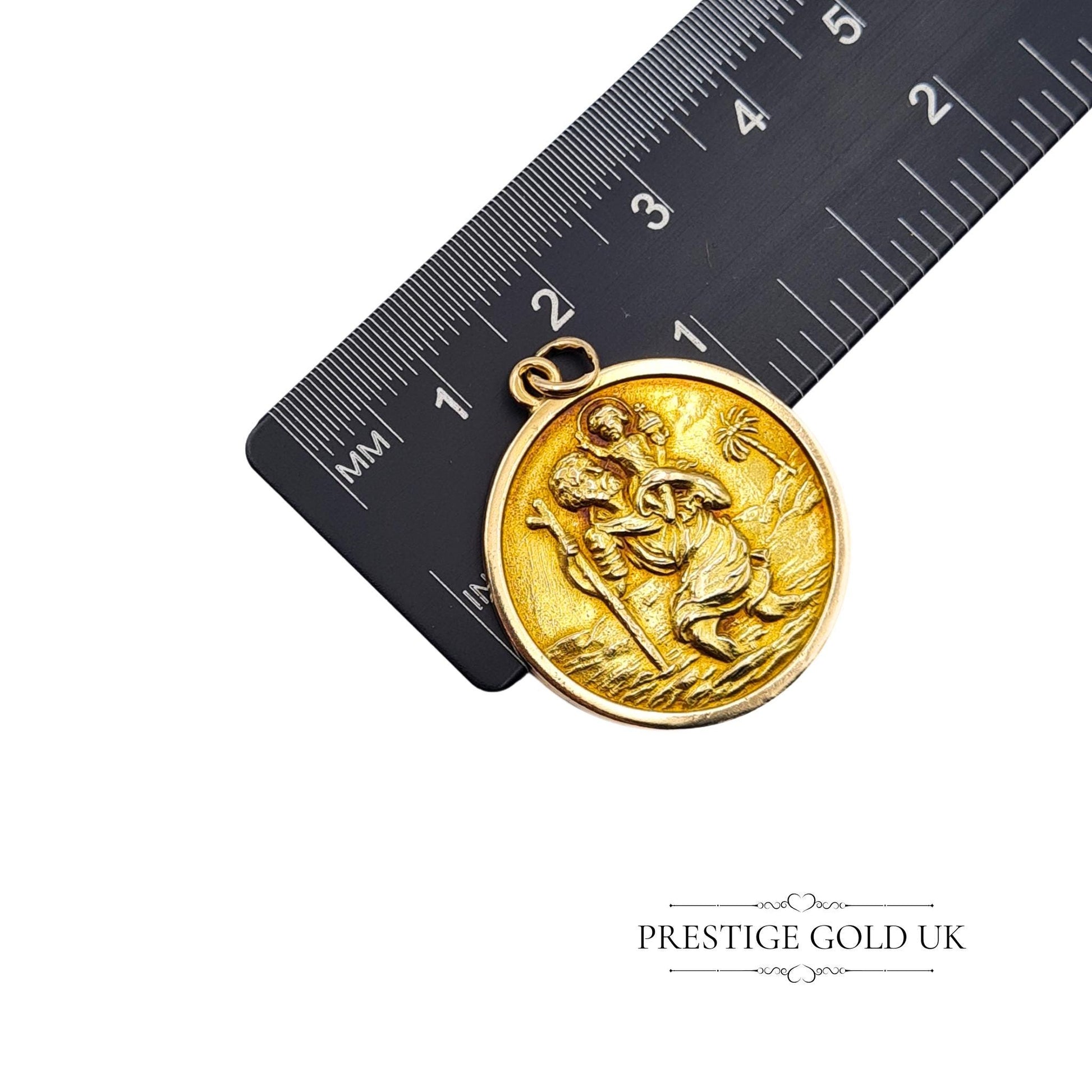 Heavy and substantial vintage gold medal featuring both artistry and a meaningful design.