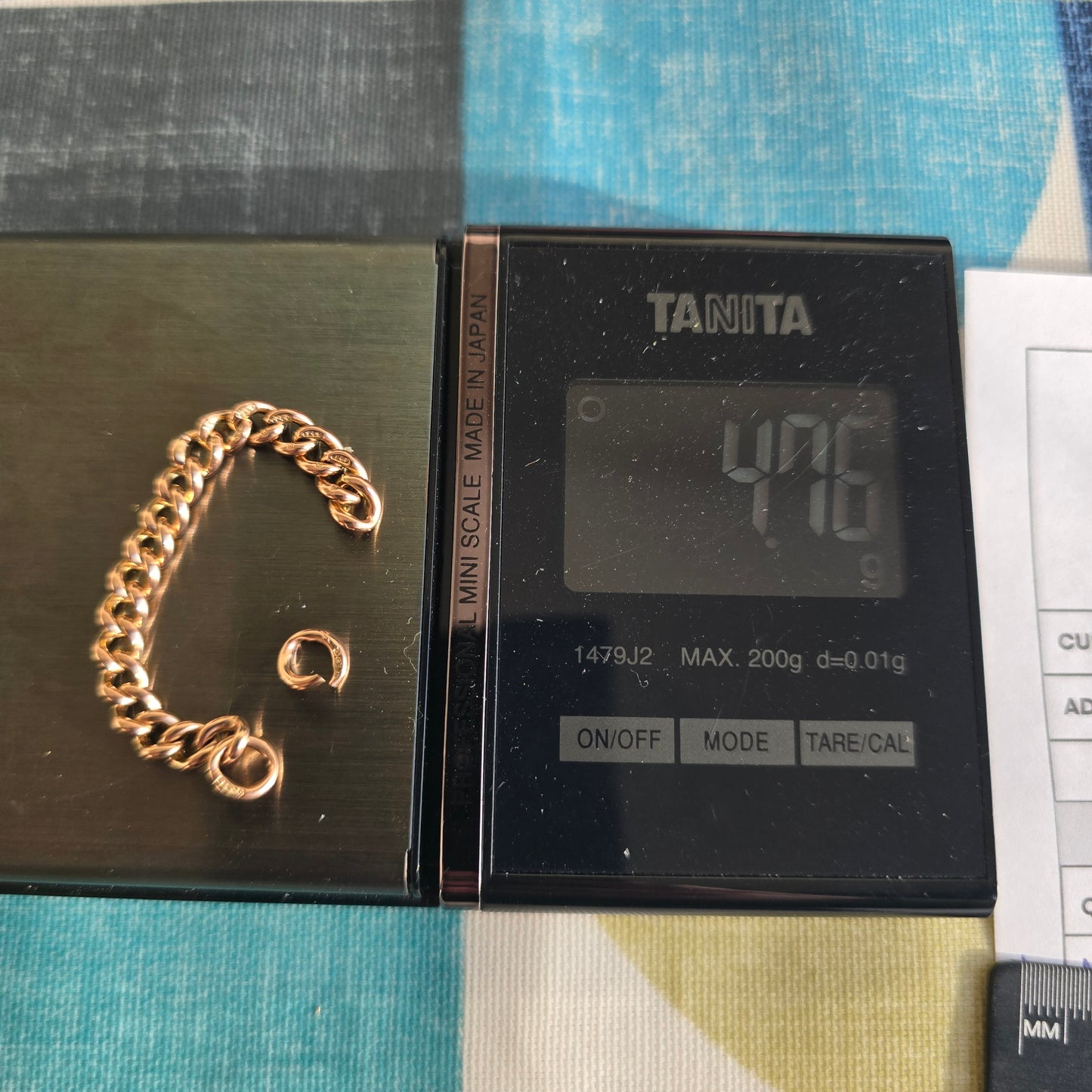9ct gold links 4.76g