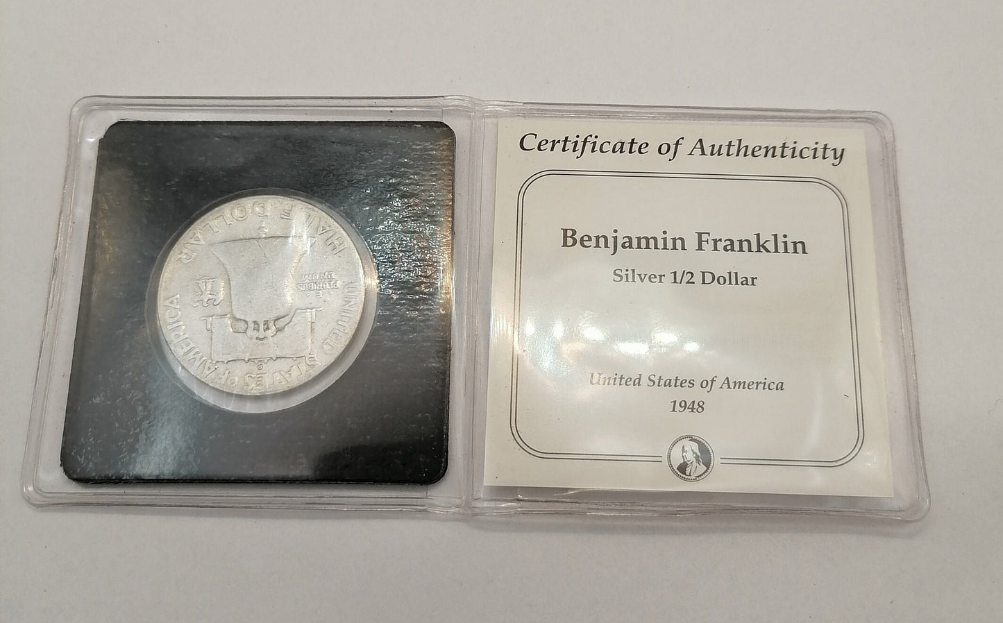 1948 Benjamin Franklin Silver Half Dollar