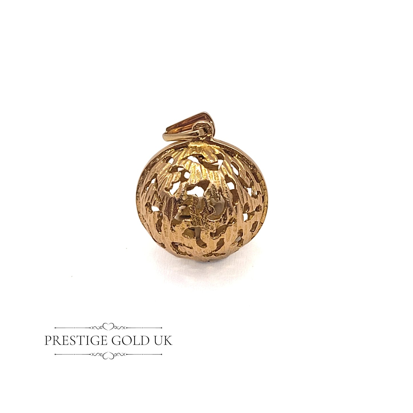 9ct Gold Globe Pendant