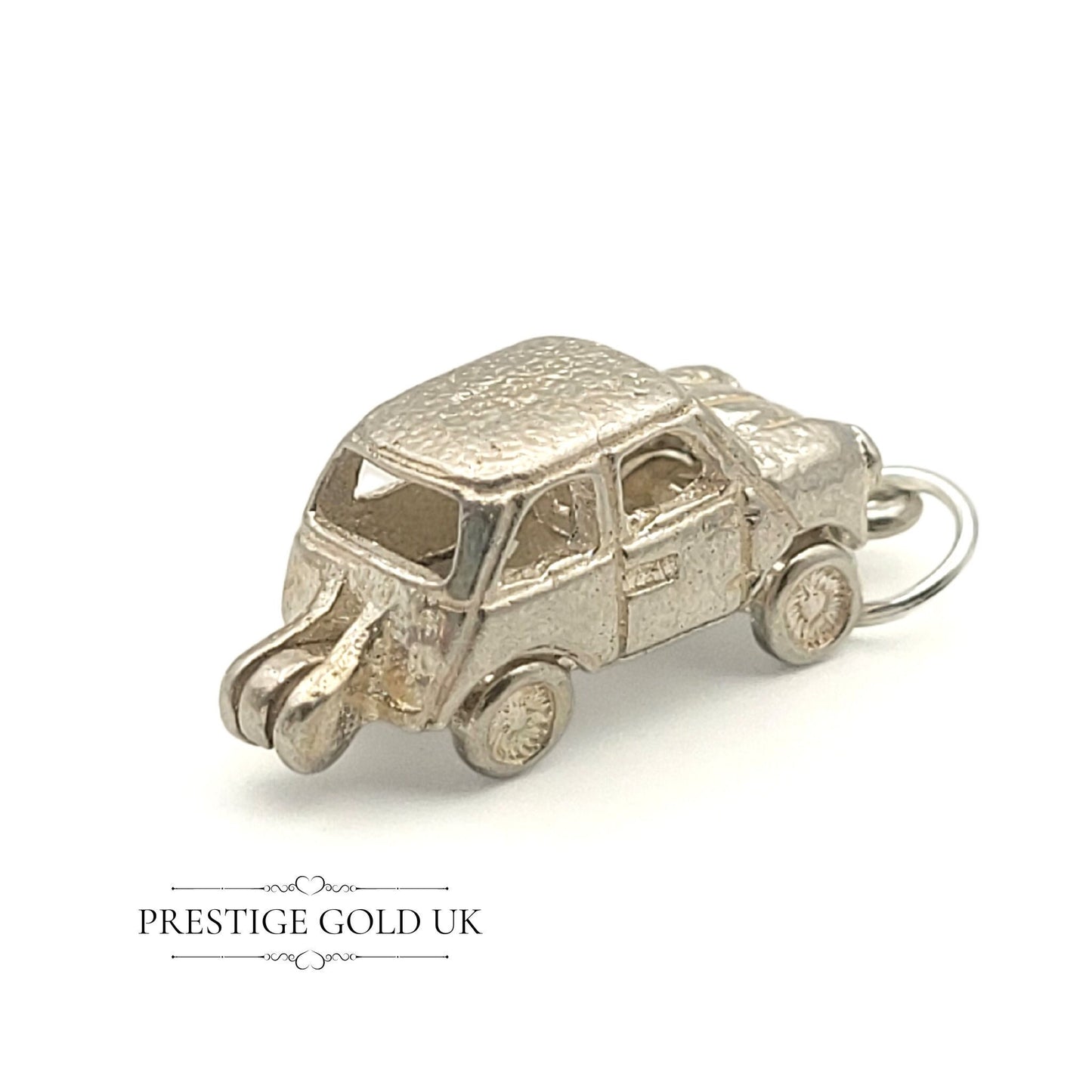 Vintage Sterling Silver Mini Car Charm