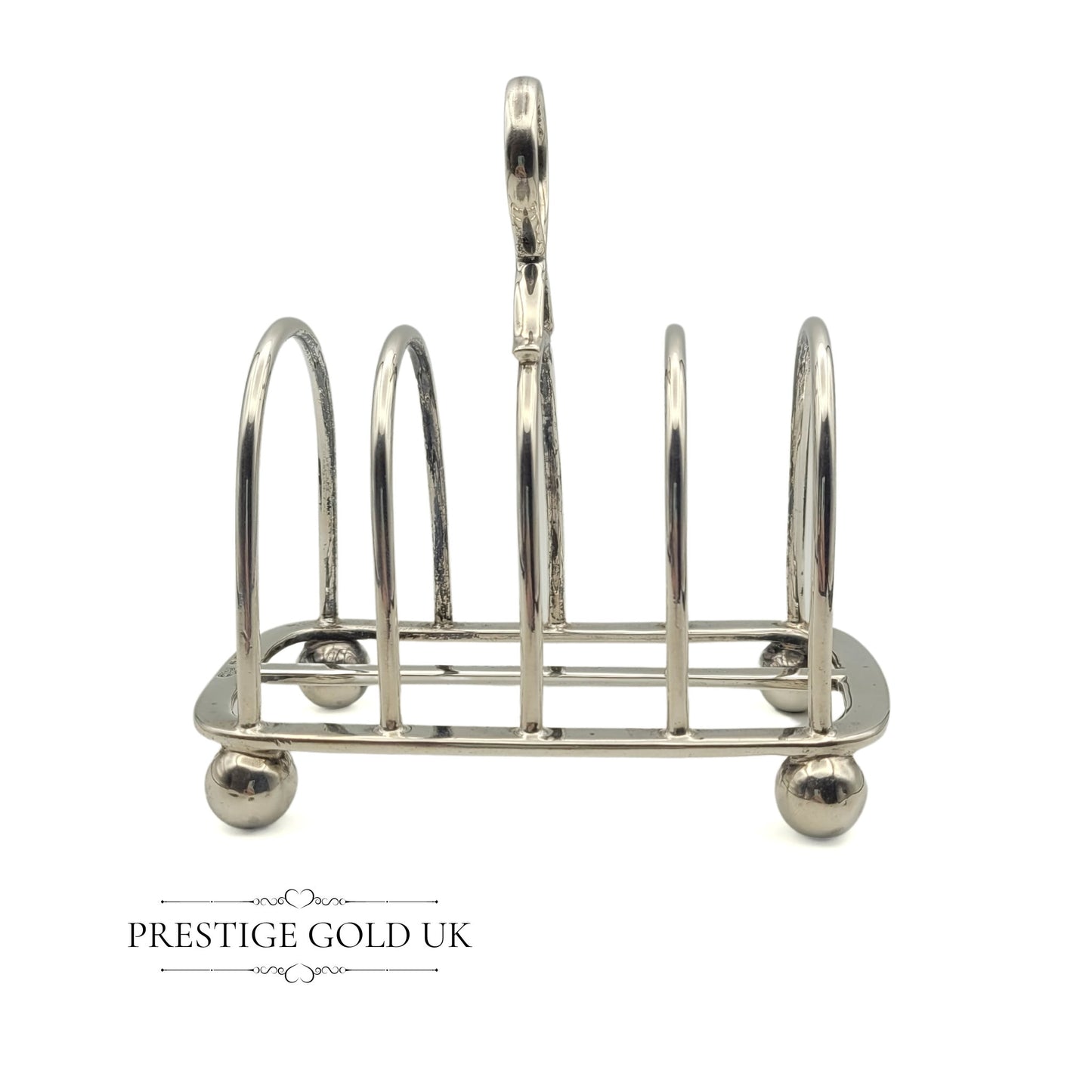 Antique George V Silver Toast Rack - GS&CO LTD Regent Street London