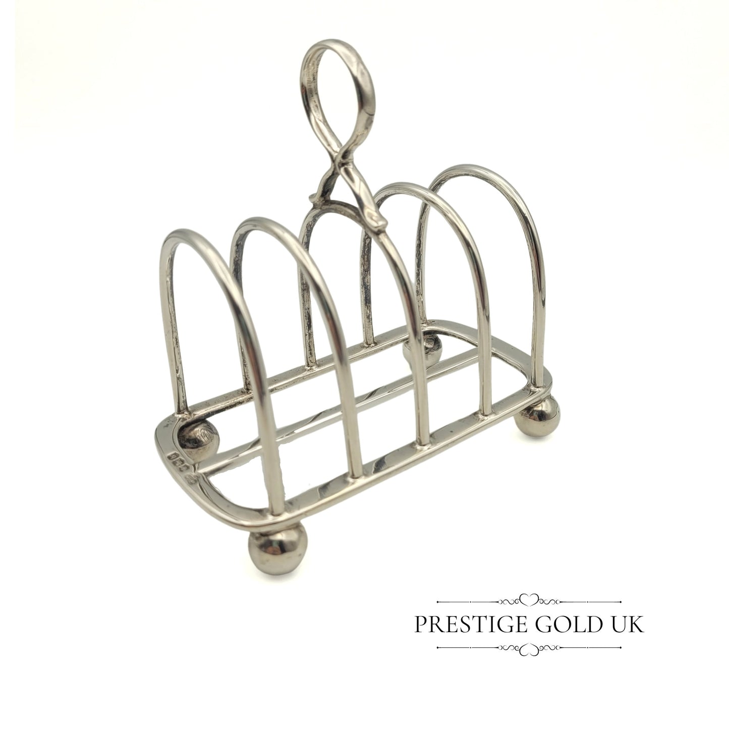 Antique George V Silver Toast Rack - GS&CO LTD Regent Street London