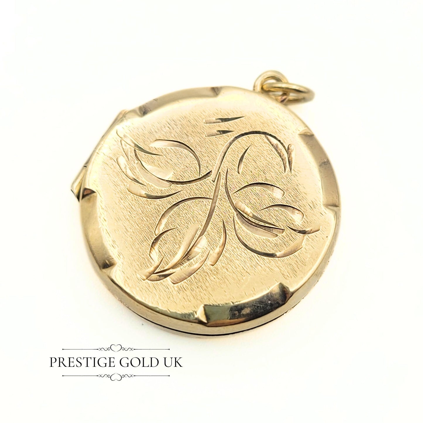 9ct Gold Vintage Photo Locket Pendant