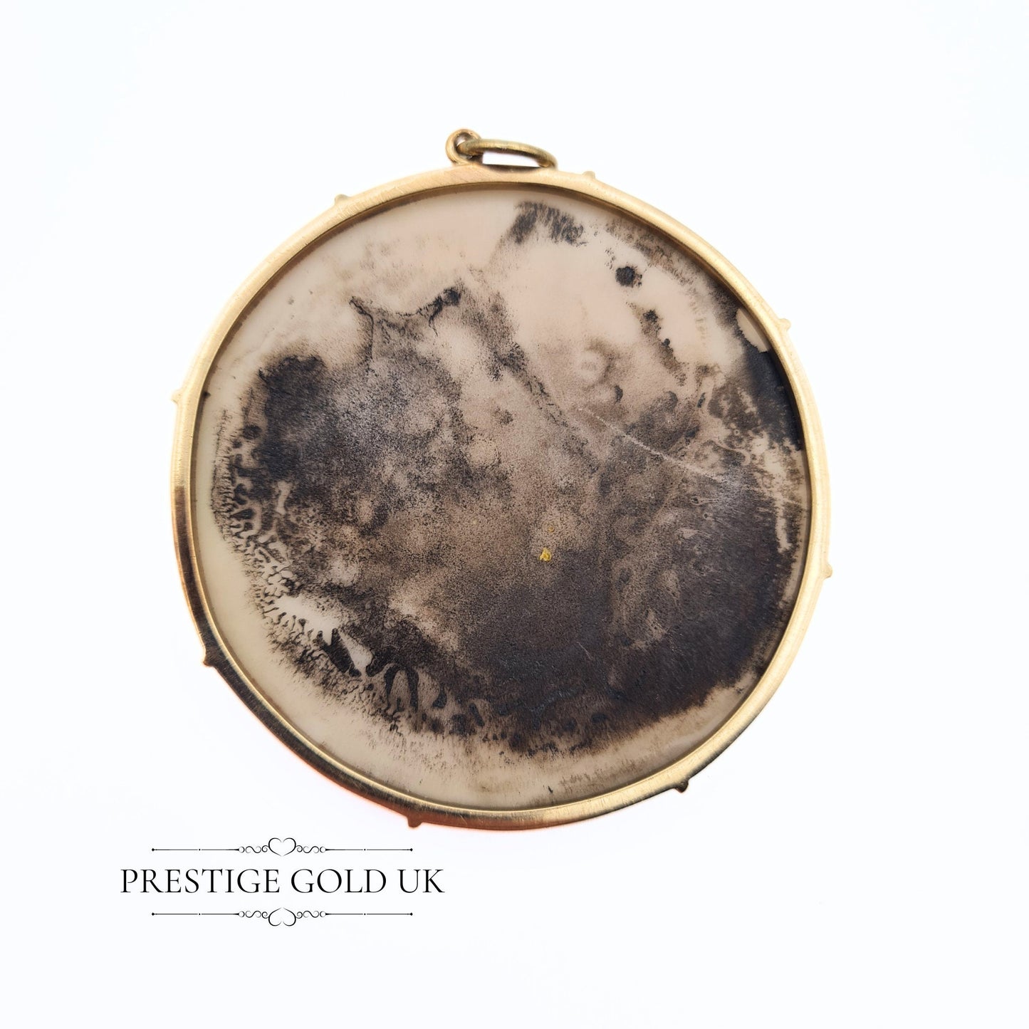 Antique 9ct Gold Large Cameo Pendant