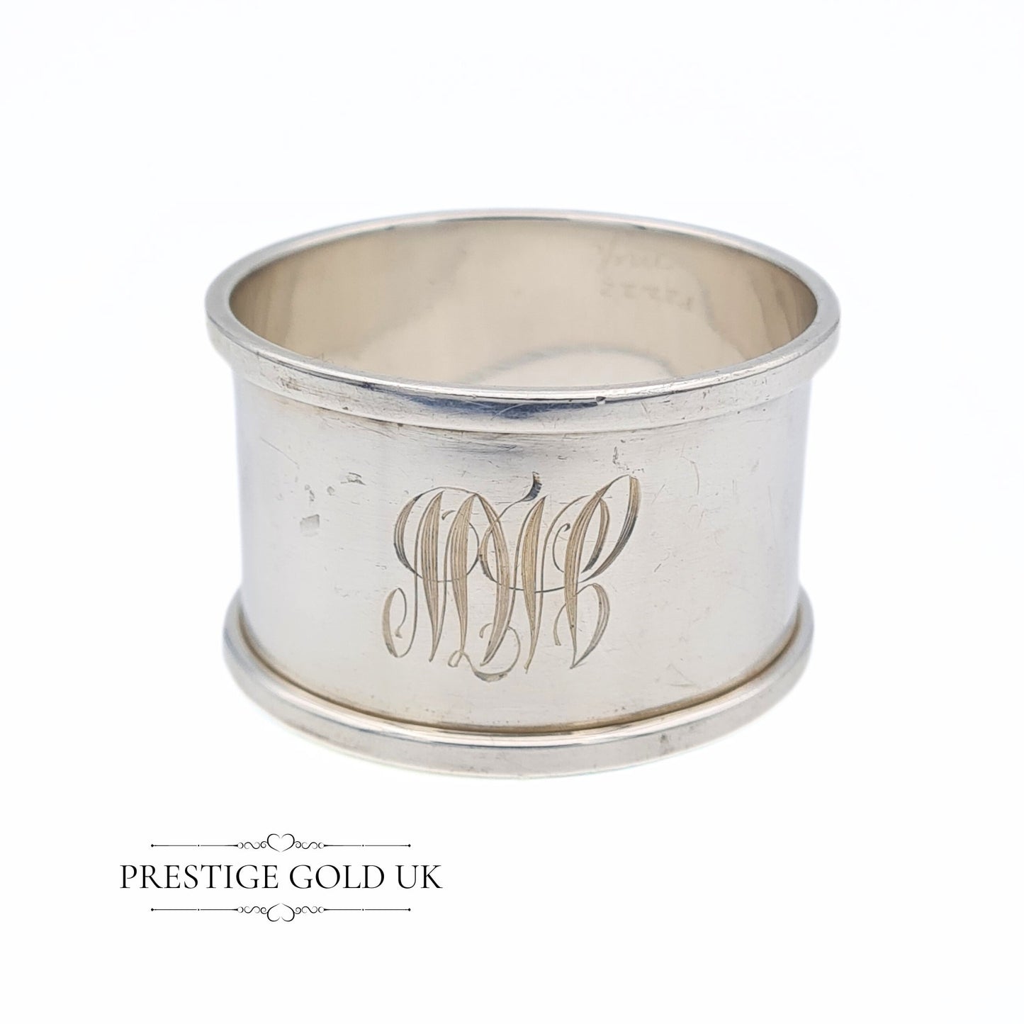 Vintage Monogrammed Napkin Ring