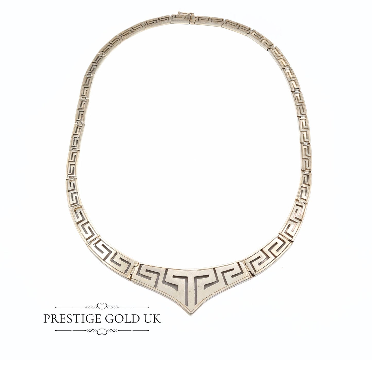 Silver Egyptian Revival Necklace - 41cm/16"