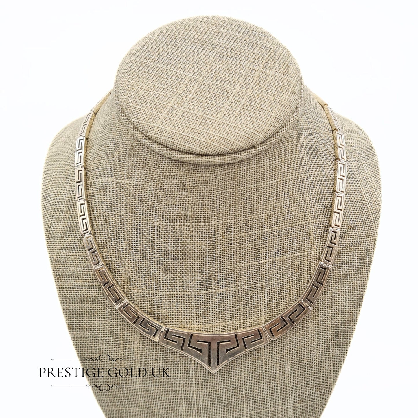 Silver Egyptian Revival Necklace - 41cm/16"