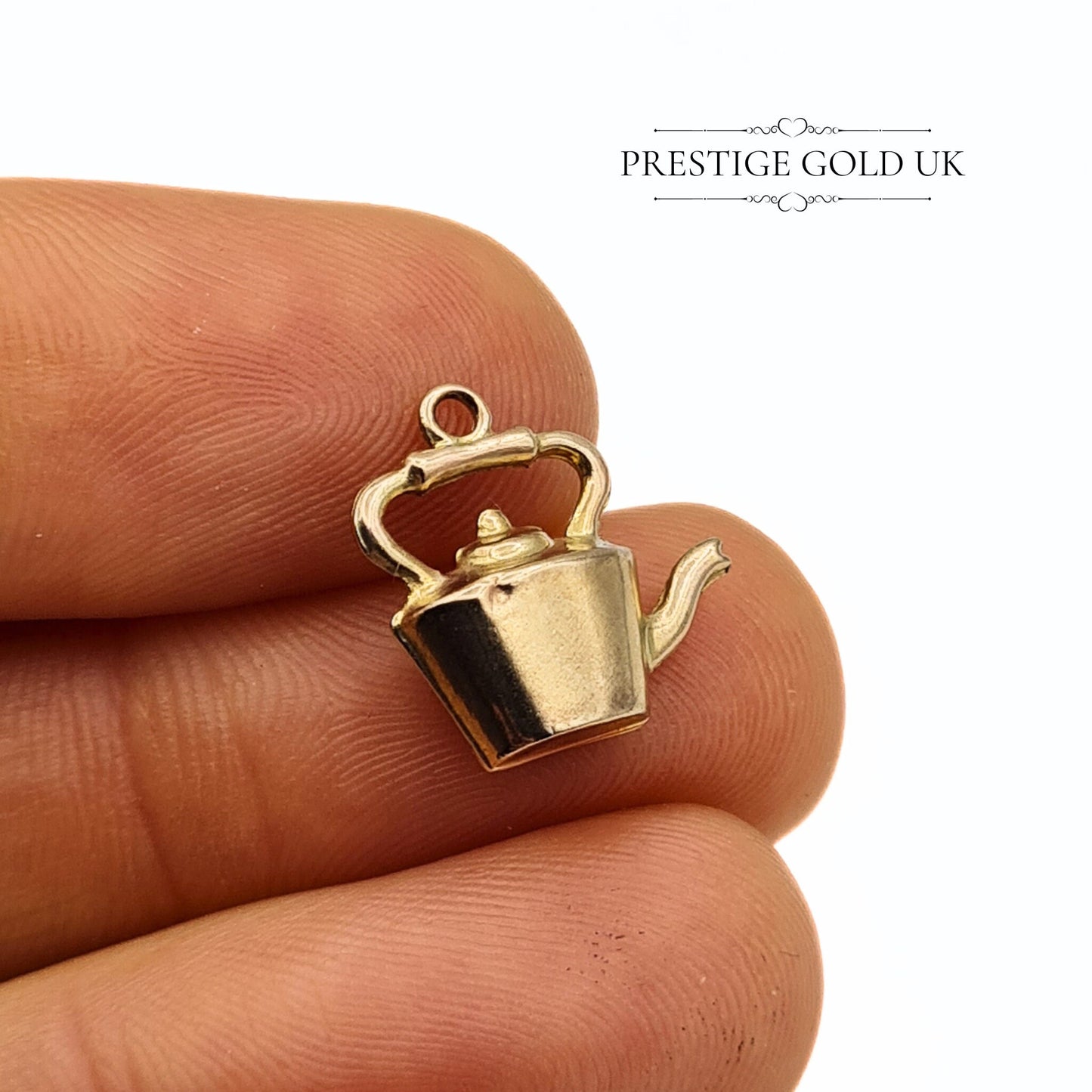 Vintage 9ct Gold Tea Pot Charm